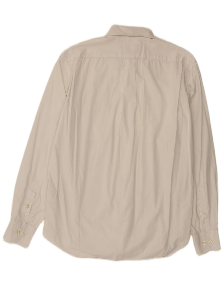 Camicia da uomo Marlboro Classics Large in cotone bianco