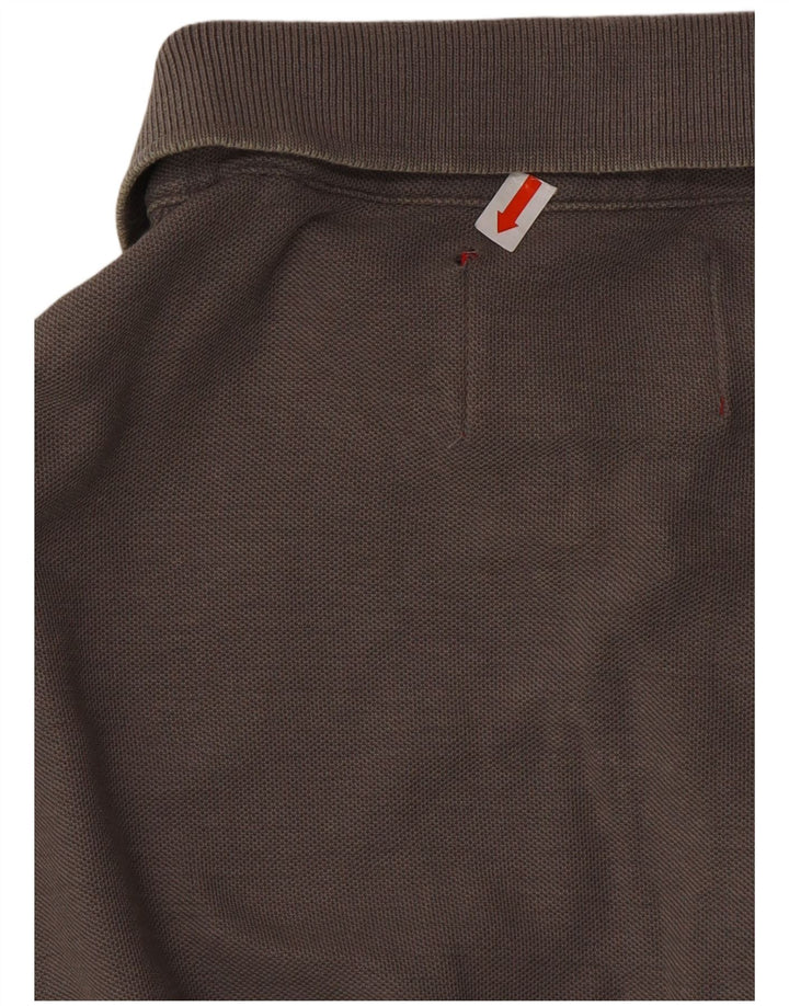 GUESS Mens Polo Shirt Large Grey