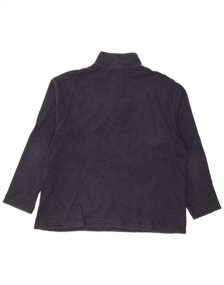 Felpa Fila da uomo con zip e collo maglione XL blu navy
