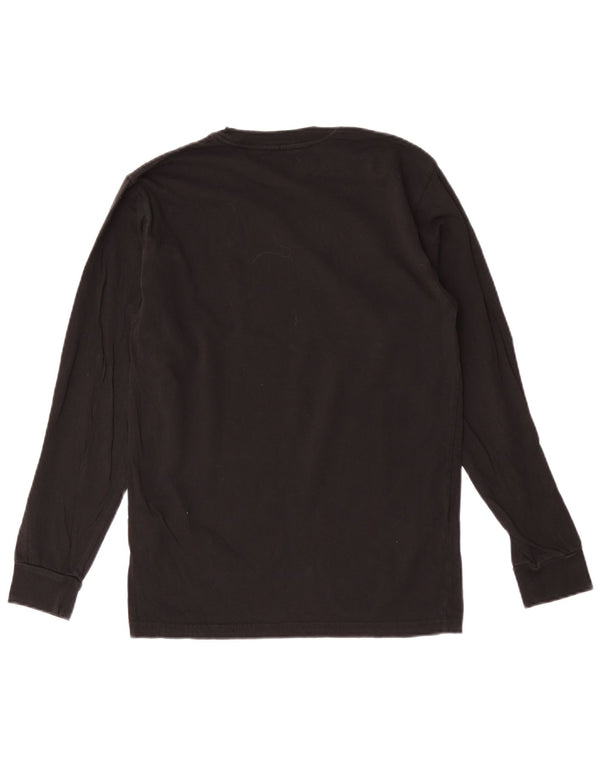 Top da donna Vans con vestibilità classica, grafica, manica lunga, UK 10, piccolo, cotone nero
