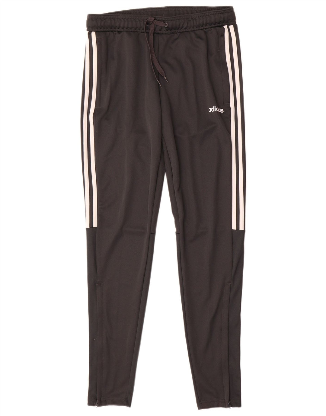Pantaloni della tuta Adidas Climalite da donna UK 8/10 Small Poliestere grigio