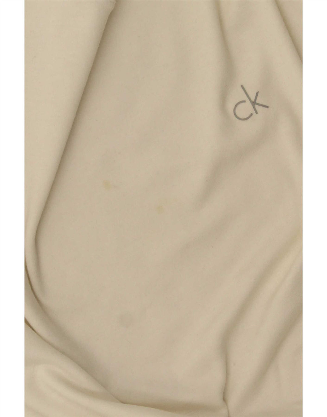 Calvin Klein Jeans Top da uomo a maniche lunghe bianco medio