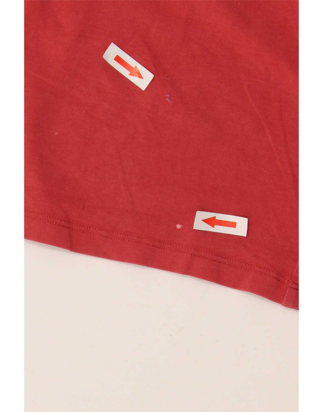 Top corto senza maniche da weekend da donna Max Mara UK 14 grande rosso cotone