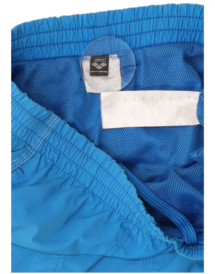 Pantaloncini da bagno da uomo Arena blu medio in poliestere