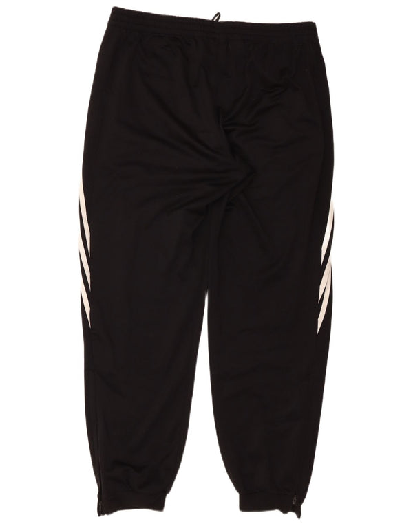 Adidas Mens Tracksuit Trousers Joggers Large Black Polyester