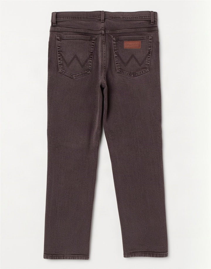Jeans dritti da uomo Wrangler Texas W35 L30 cotone nero