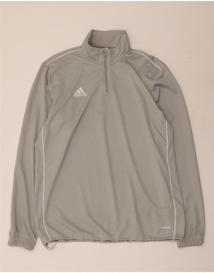 ADIDAS Maglia da tuta da uomo Aeroready con zip e collo in poliestere XL grigio