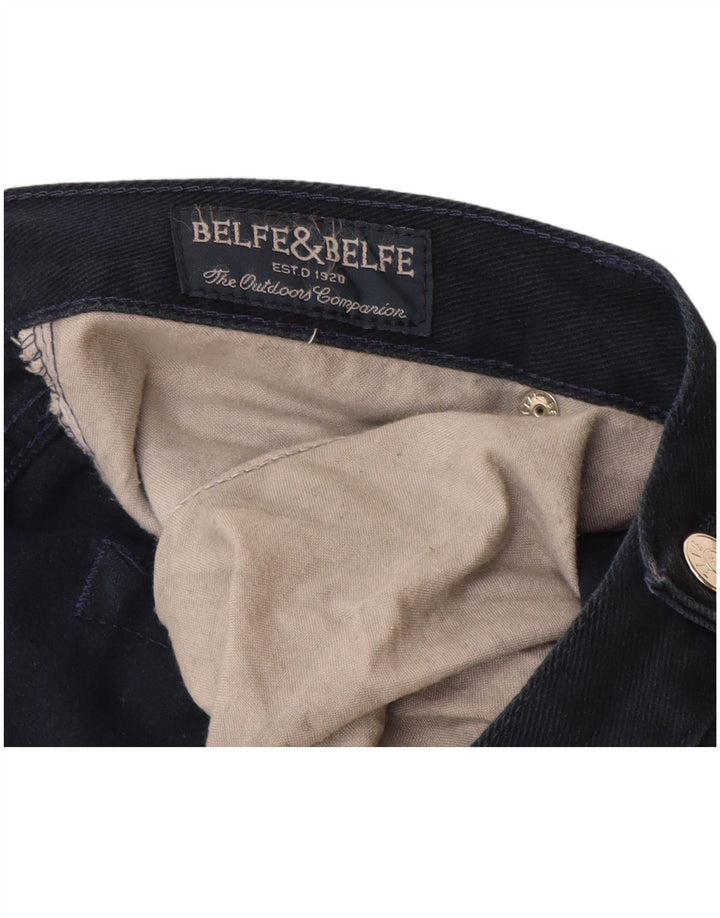 Jeans dritti da uomo Belfe & Belfe W40 L30 cotone blu navy