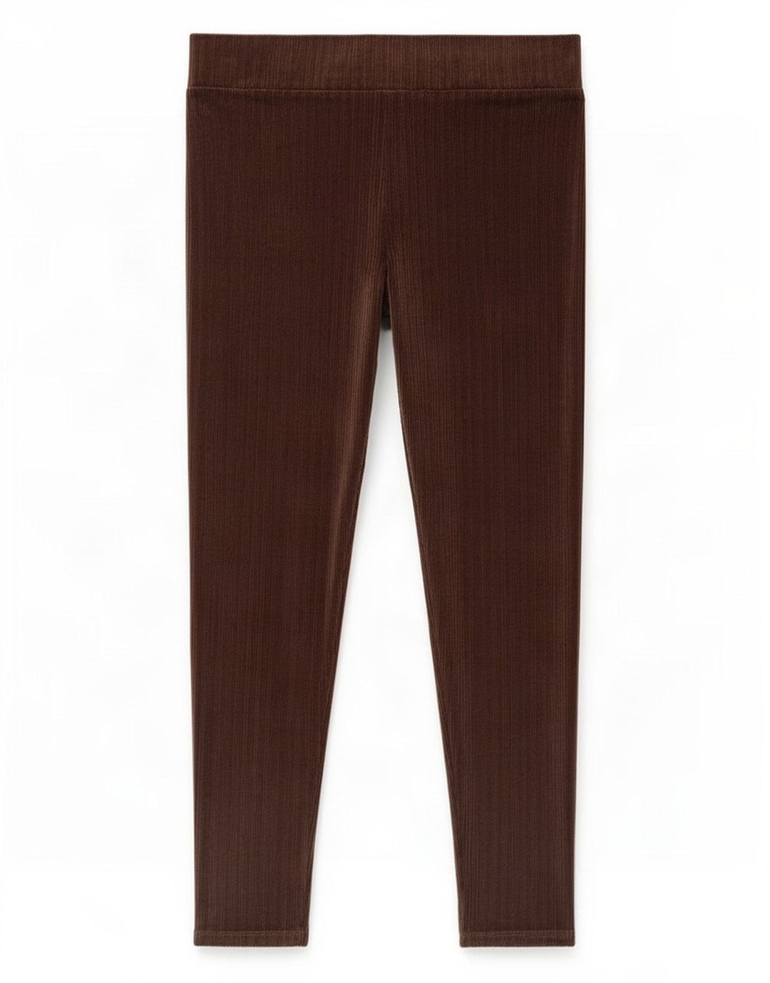 Leggings in velluto da donna Marks & Spencer UK 16 Large Marrone Poliestere