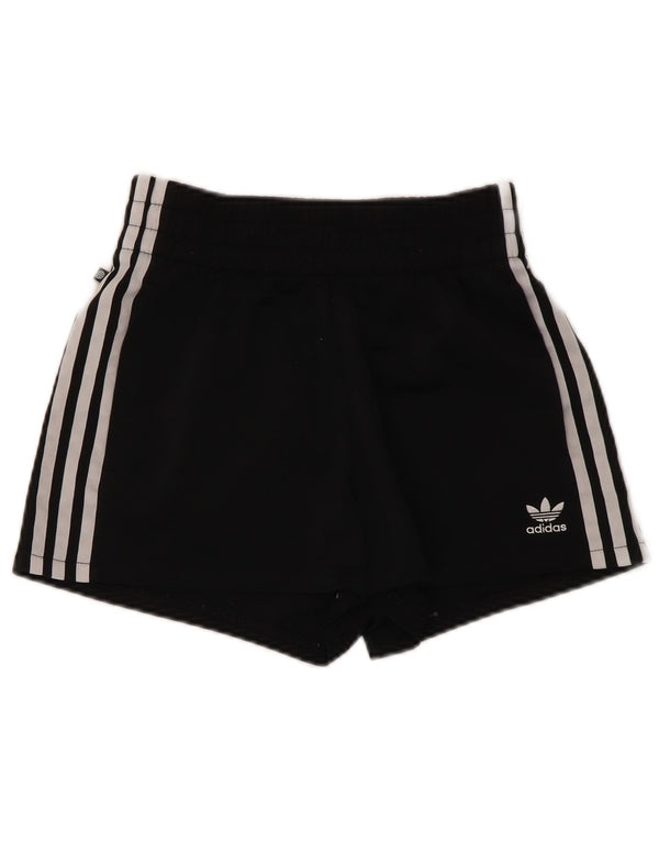 Pantaloncini sportivi Adidas da donna UK 4/6 XS poliestere nero