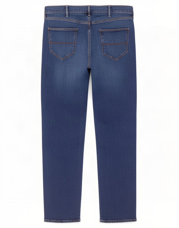 Jeans dritti da uomo Marks & Spencer W36 L31 cotone blu