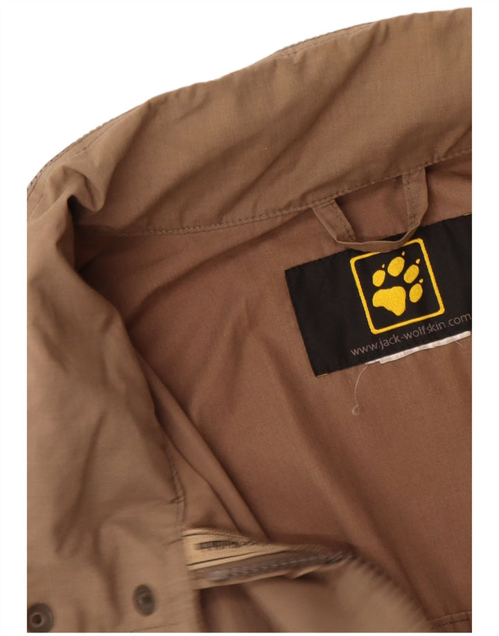 JACK WOLFSKIN Giubbotto bomber da uomo UK 40 grande marrone