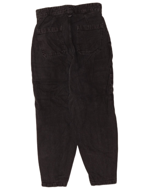 Jeans affusolati a vita alta da donna Zara EU 38 Small W28 L28 cotone nero