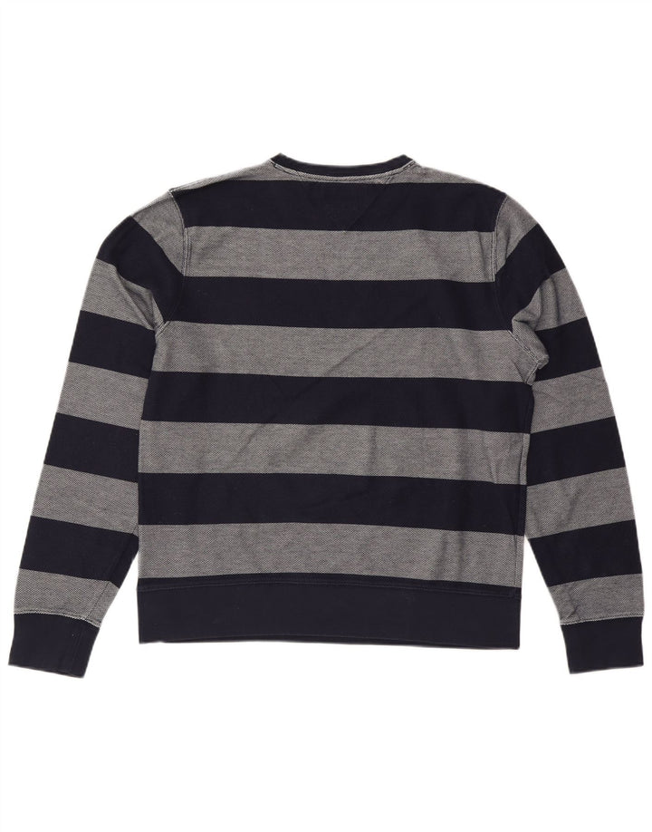 TOMMY HILFIGER Maglione maglione girocollo da donna UK 18 XL Blu navy