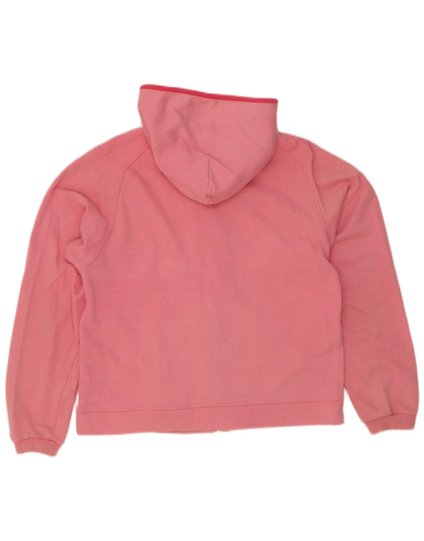 Maglione con cappuccio e zip da donna Champion UK 14 Cotone rosa medio