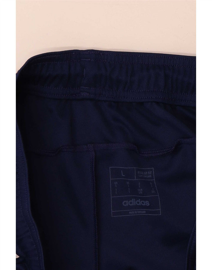 Pantaloncini sportivi Adidas Aeroready Regular Fit da uomo di grandi dimensioni in poliestere blu navy