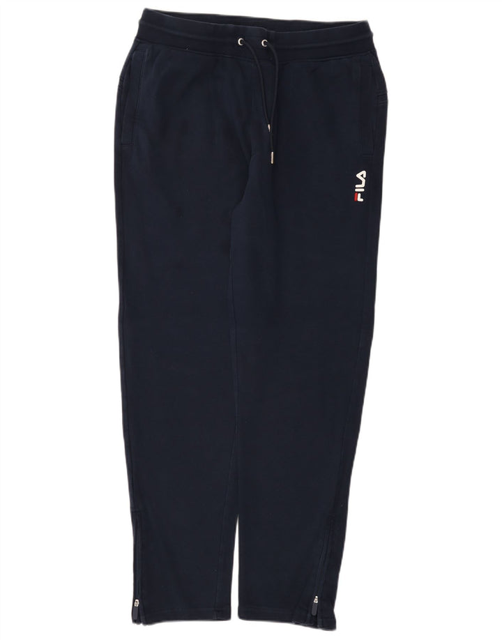 Pantaloni da tuta da uomo Fila in cotone medio blu navy