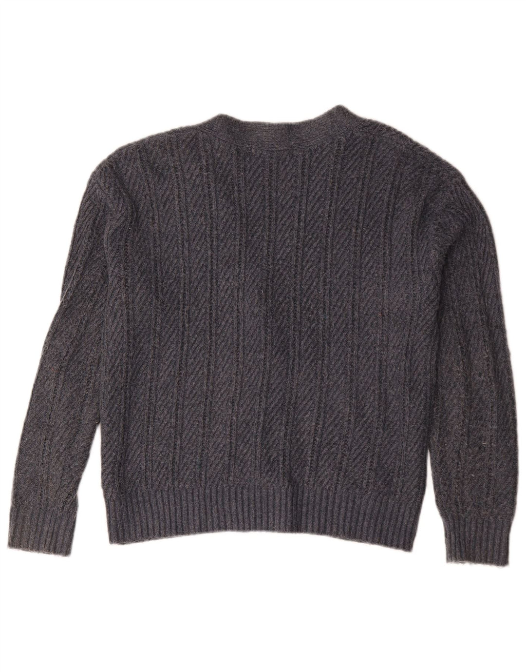 Maglione cardigan oversize da donna Marks & Spencer UK 10 piccolo grigio
