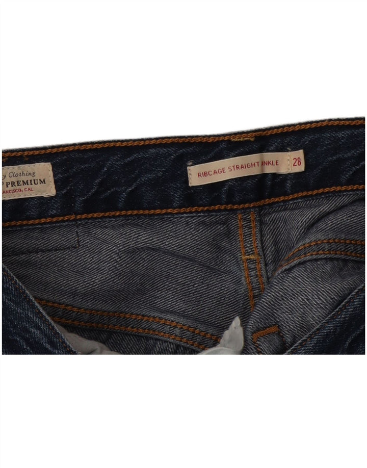 Jeans dritti Levi's Ribcage da donna W28 L26 Blu Navy