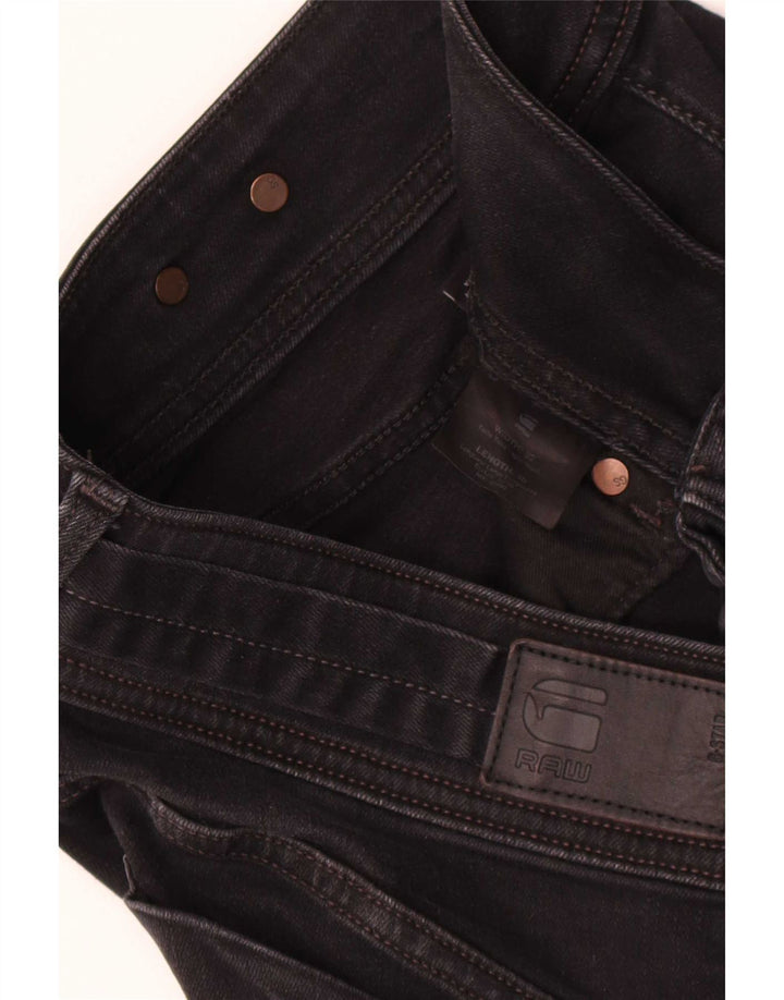 Jeans slim G-Star Midge a vita media da donna W33 L30 neri