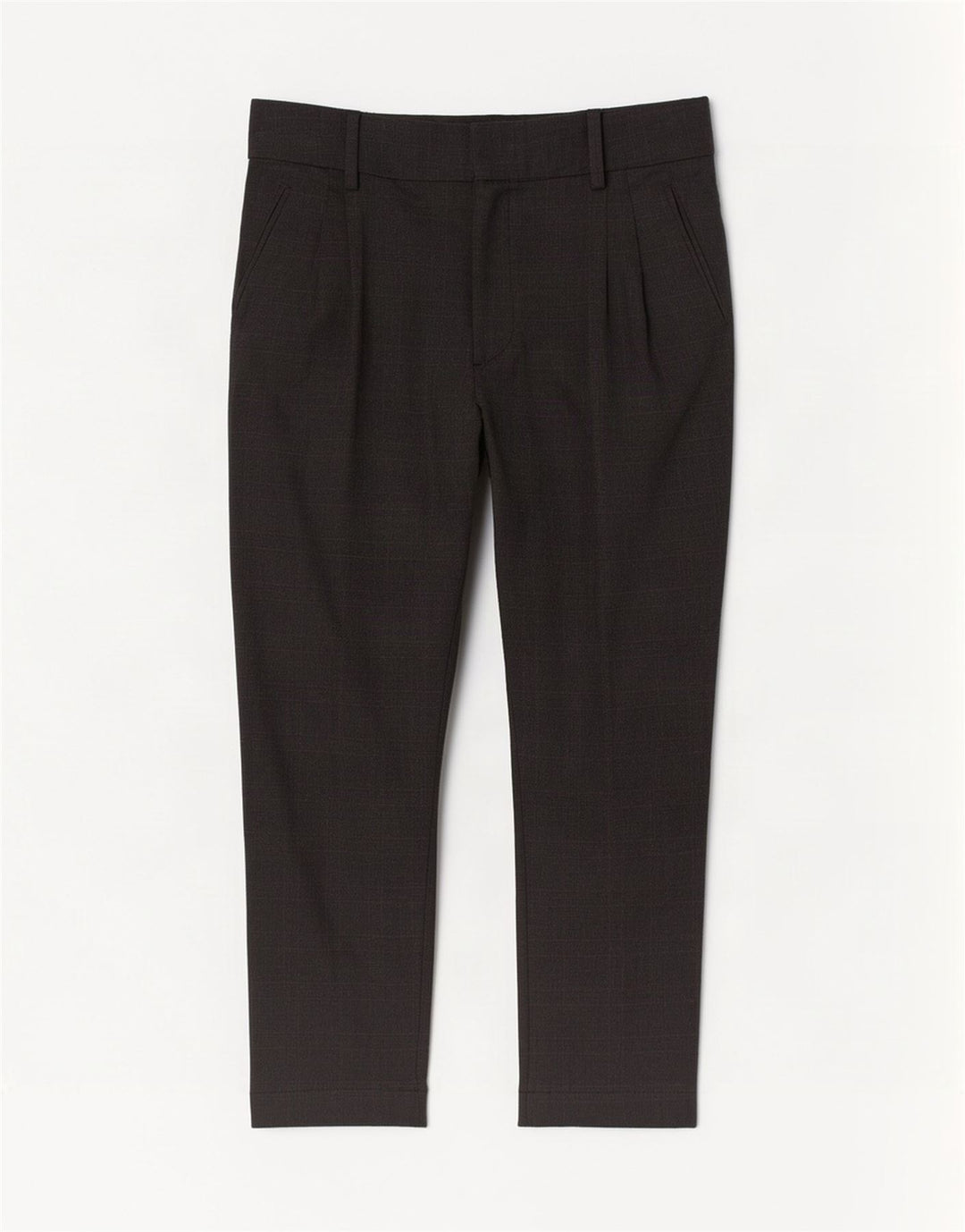 Pantaloni corti con pegging da donna Zara medi W28 L26 a quadri grigi