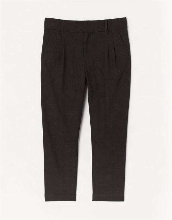Pantaloni corti con pegging da donna Zara medi W28 L26 a quadri grigi