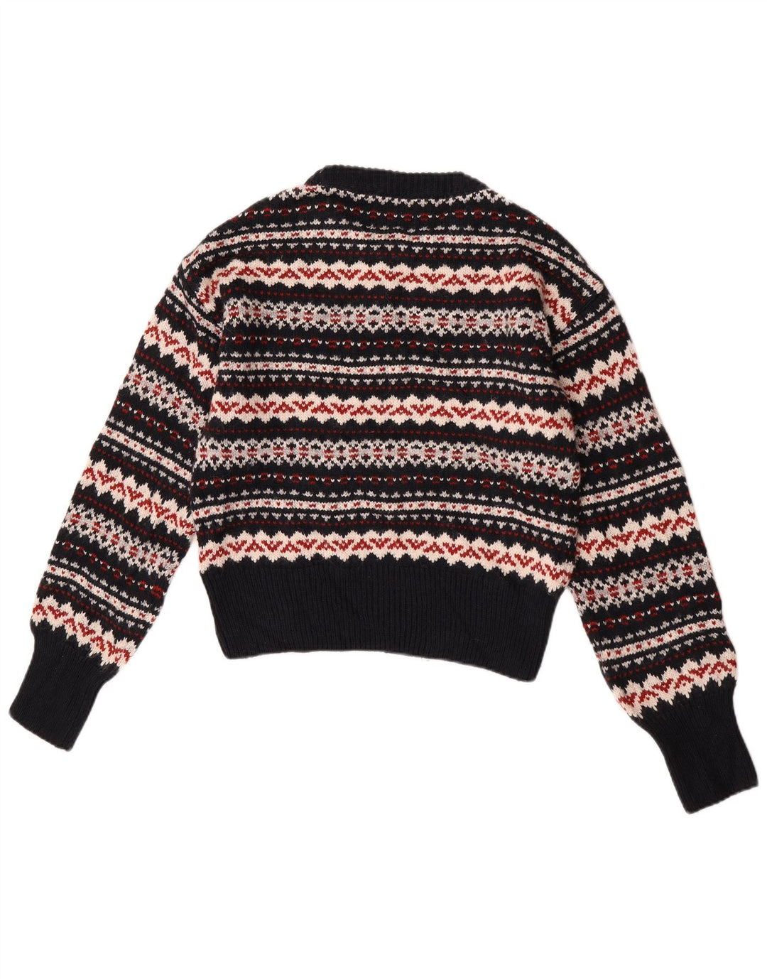 Maglione maglione girocollo da donna Superdry UK 14 grande multicolore