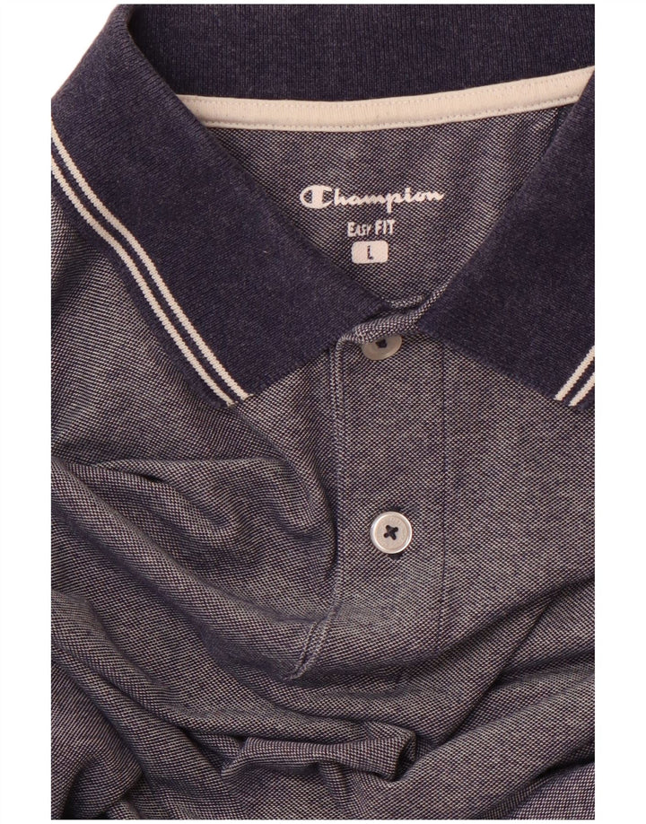 Polo da uomo Easy Fit CHAMPION grande blu navy