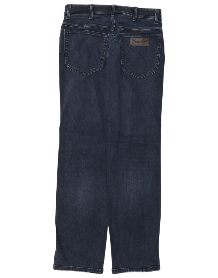 Jeans dritti da uomo Wrangler Texas W32 L32 cotone blu navy