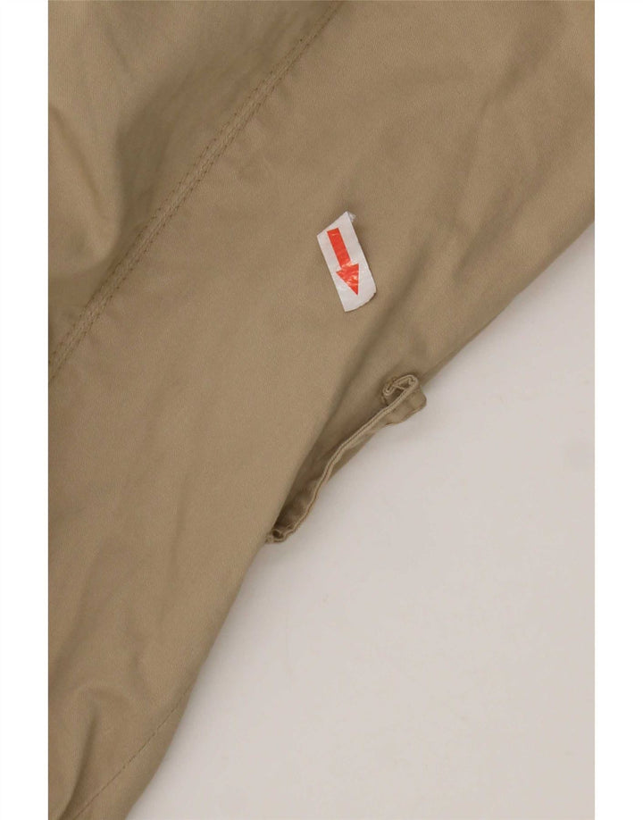Trench da donna Zara UK 16 grande in cotone beige