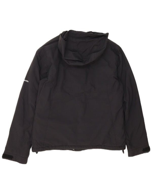Giacca a vento con cappuccio da donna Helly Hansen UK 14 media nera
