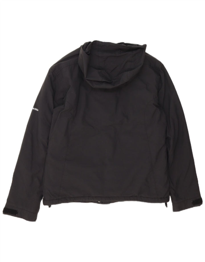 Giacca a vento con cappuccio da donna Helly Hansen UK 14 media nera
