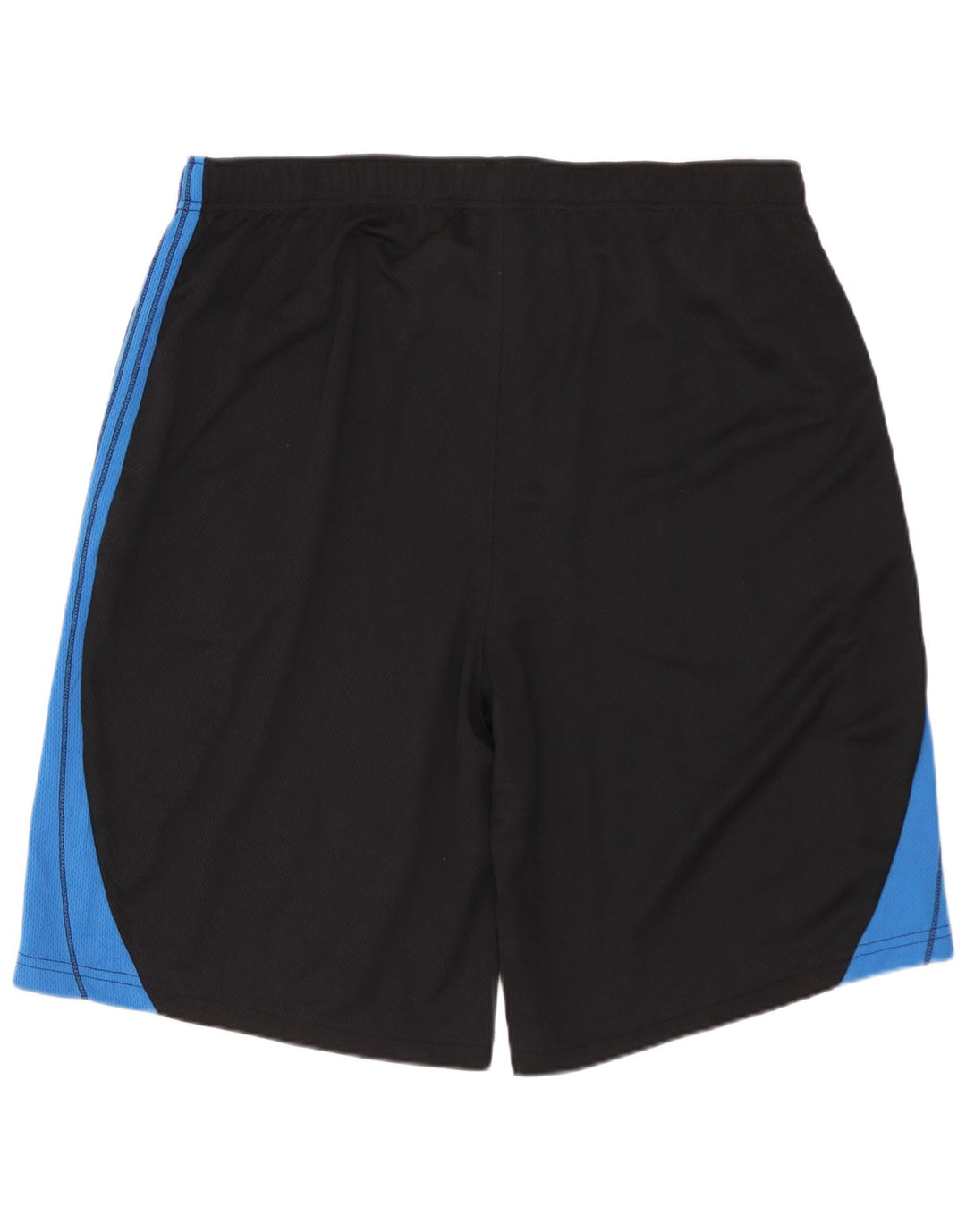 Pantaloncini sportivi PUMA da uomo, grandi, in poliestere color block nero