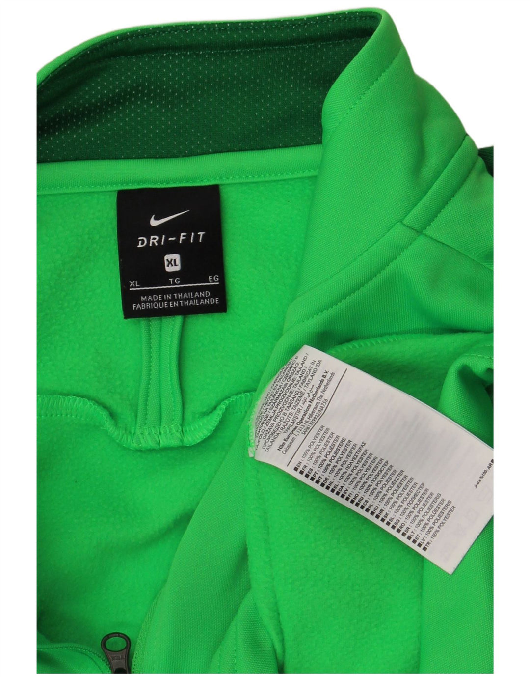 Nike Cerveteri Graphic Pullover Tuta da Uomo Top XL Verde Colorblock