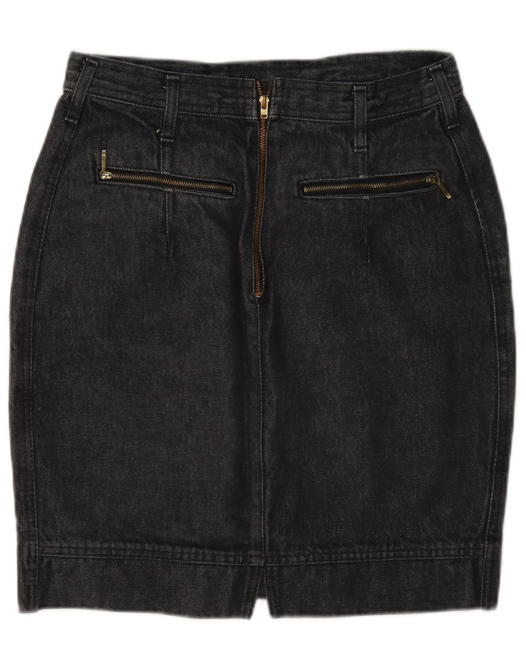 Mini gonna di jeans da donna Wit Boy W28 Grigio medio