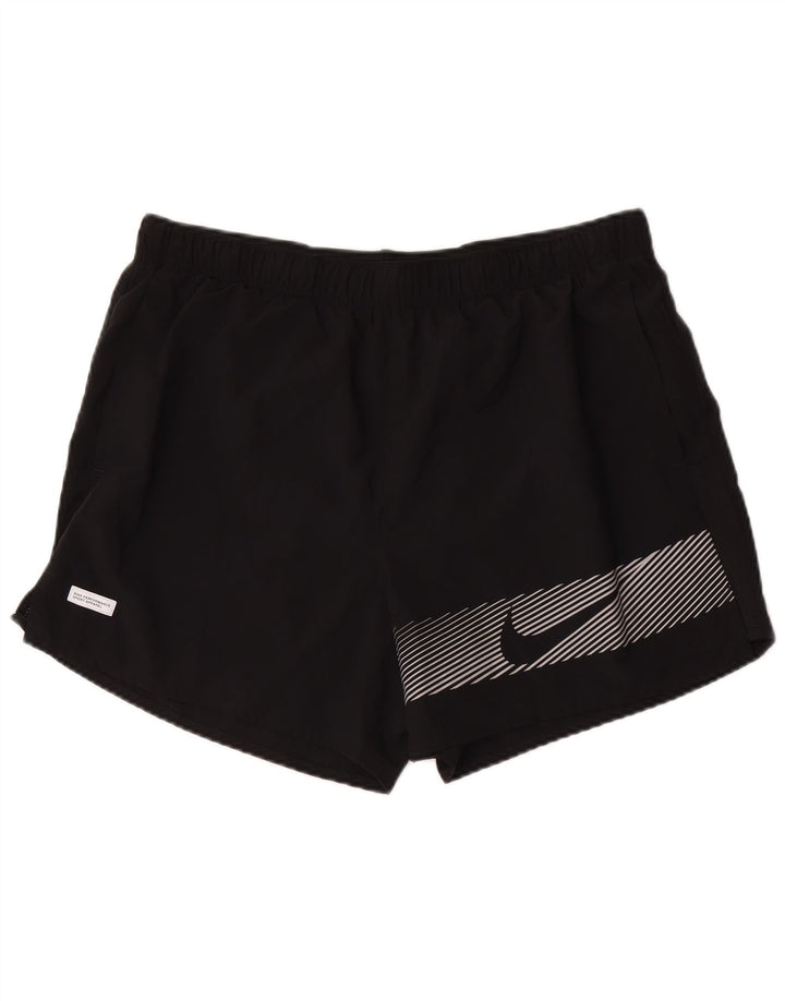 Nike Pantaloncini Sportivi da Uomo Dri Fit con Stampa XL Nero Poliestere