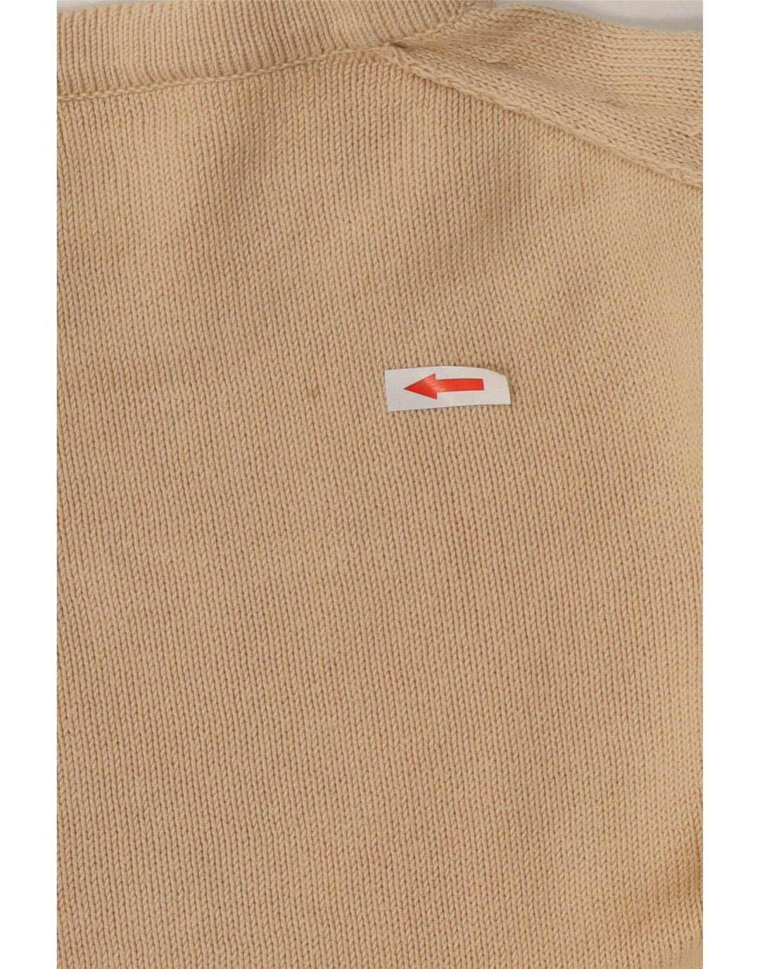 Maglione maglione girocollo vestibilità regolare da donna Calvin Klein UK 12 Beige medio