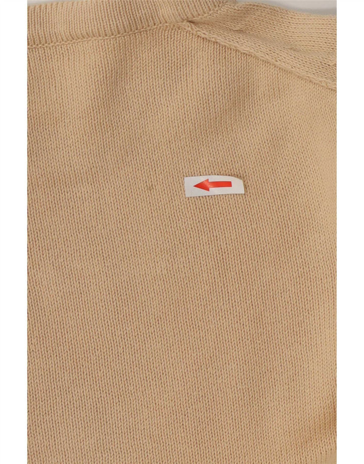 Maglione maglione girocollo vestibilità regolare da donna Calvin Klein UK 12 Beige medio