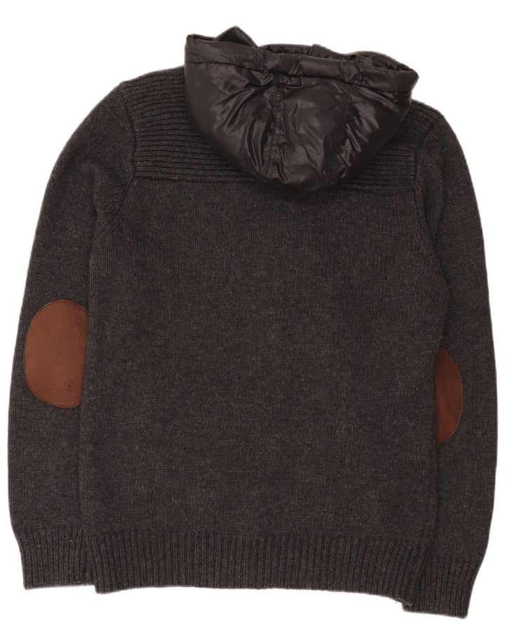 Maglione cardigan da uomo Scotch & Soda grande lana grigia