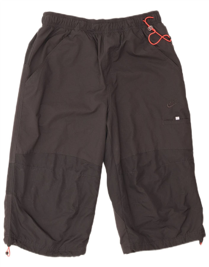 Pantaloncini sportivi Nike Bermuda da uomo con grafica, piccoli, in poliestere color block grigio