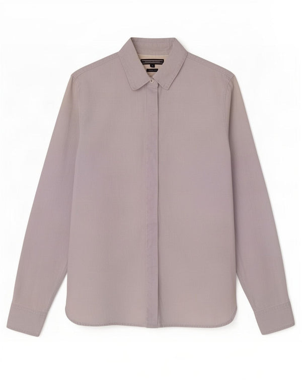 Camicia da donna vestibilità regolare Tommy Hilfiger US 2 XS cotone maculato blu