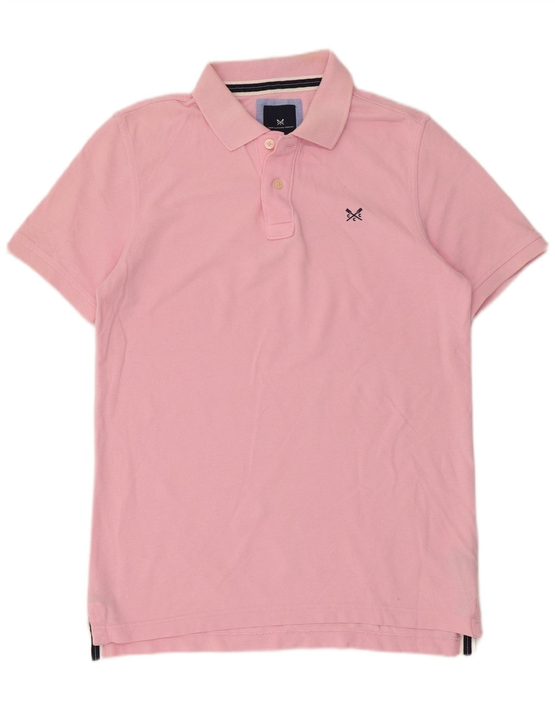 Crew Clothing Polo da uomo piccola in cotone rosa