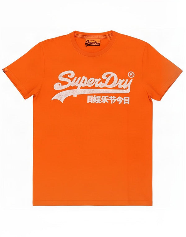 T-shirt grafica da uomo Superdry Top arancione medio