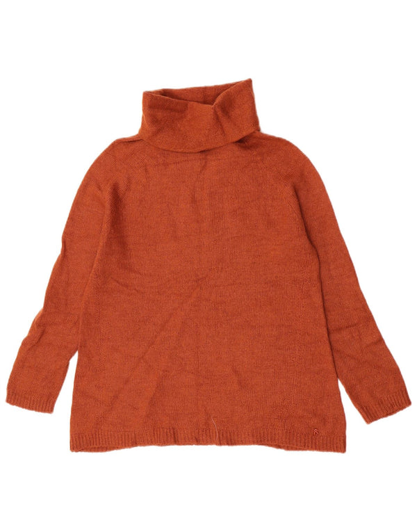 Maglione maglione a collo alto da donna Replay UK 14 Acrilico marrone medio