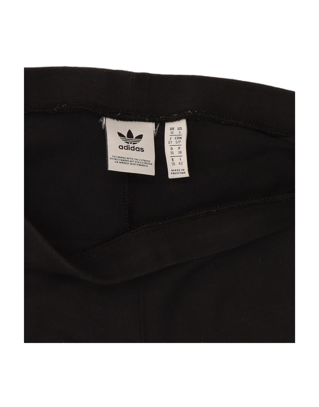ADIDAS Womens Leggings UK 10 Small Black