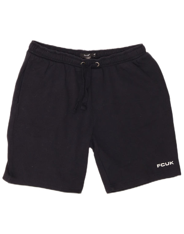 Pantaloncini sportivi da uomo FCUK piccoli blu navy