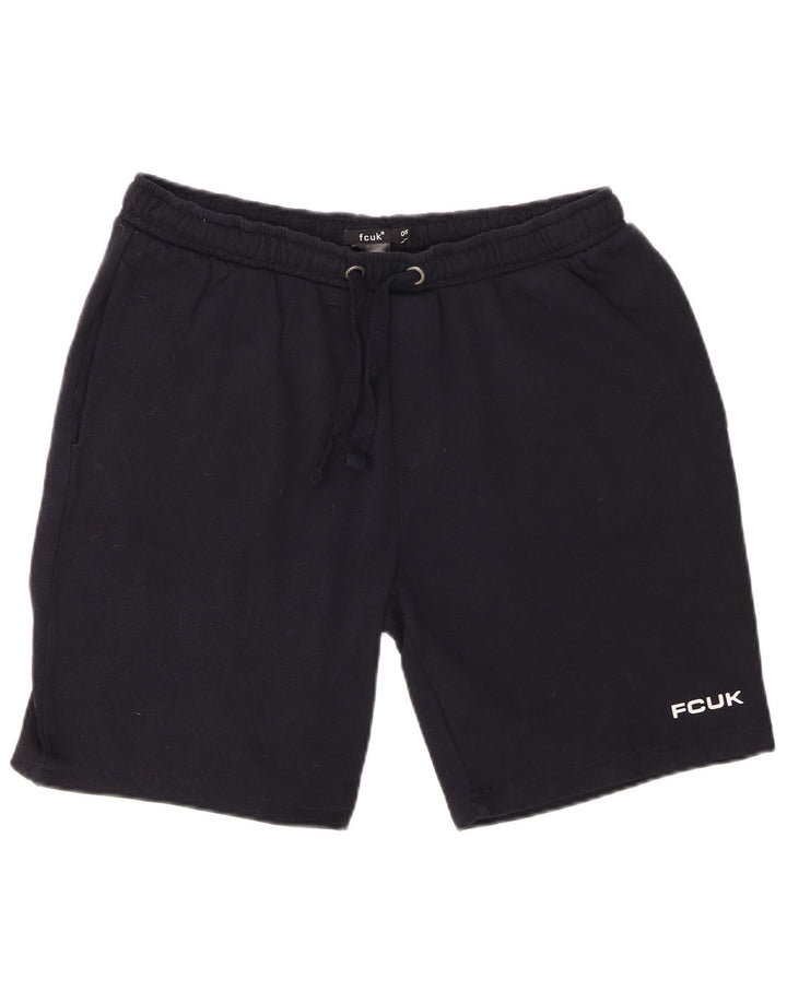 Pantaloncini sportivi da uomo FCUK piccoli blu navy