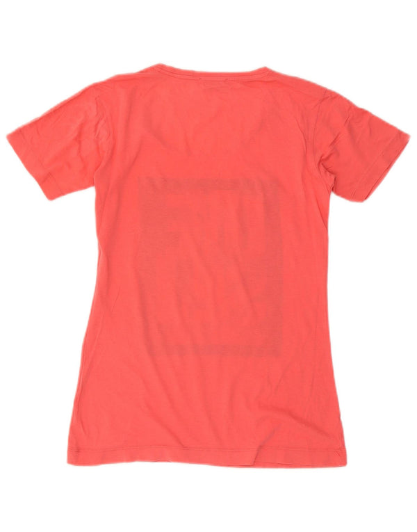 T-shirt grafica da donna Diesel Top UK 12 arancione medio