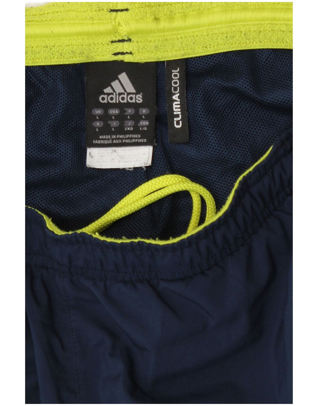 Pantaloni da tuta Adidas Climacool da uomo grandi in poliestere blu navy