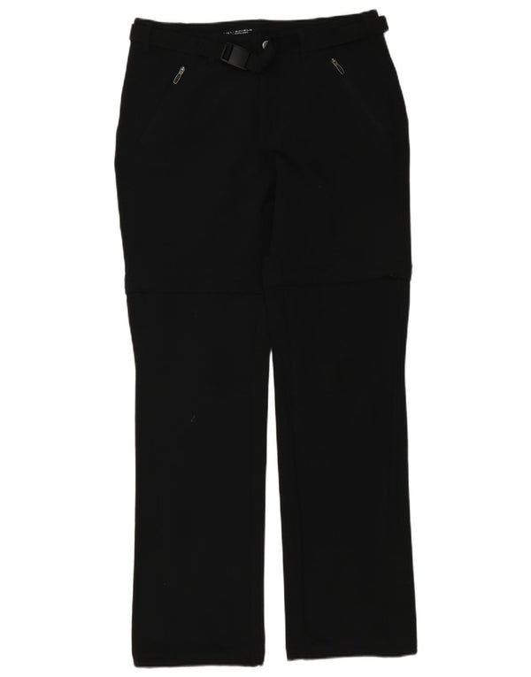 Pantaloni cargo da escursionismo Columbia Omni-Shield da donna US 8 Medium W32 L32 Neri